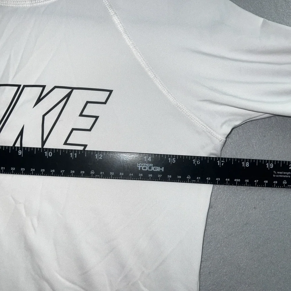 Nike Swim Shirt Rash‎ Guard Long Sleeve White Womens Small